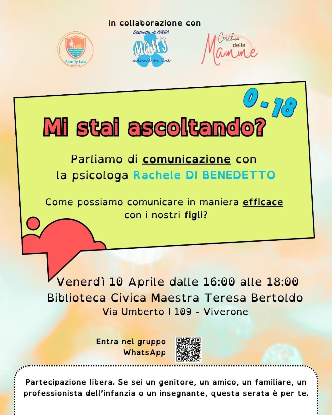 Mi stai ascoltando - Evento