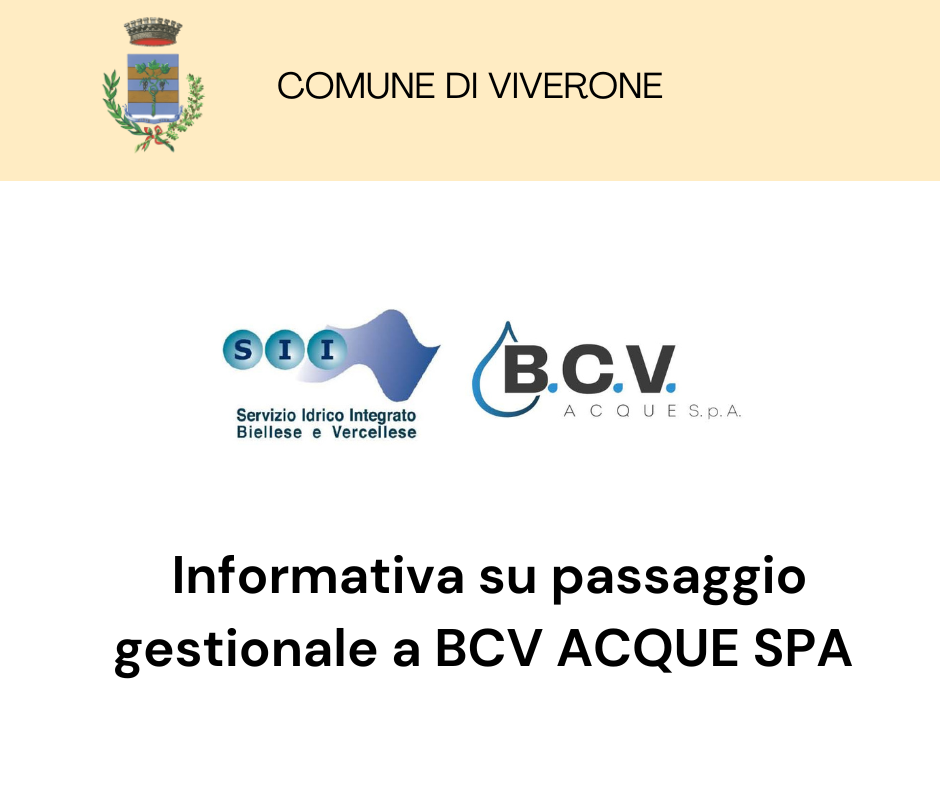 servizio idrico integrato