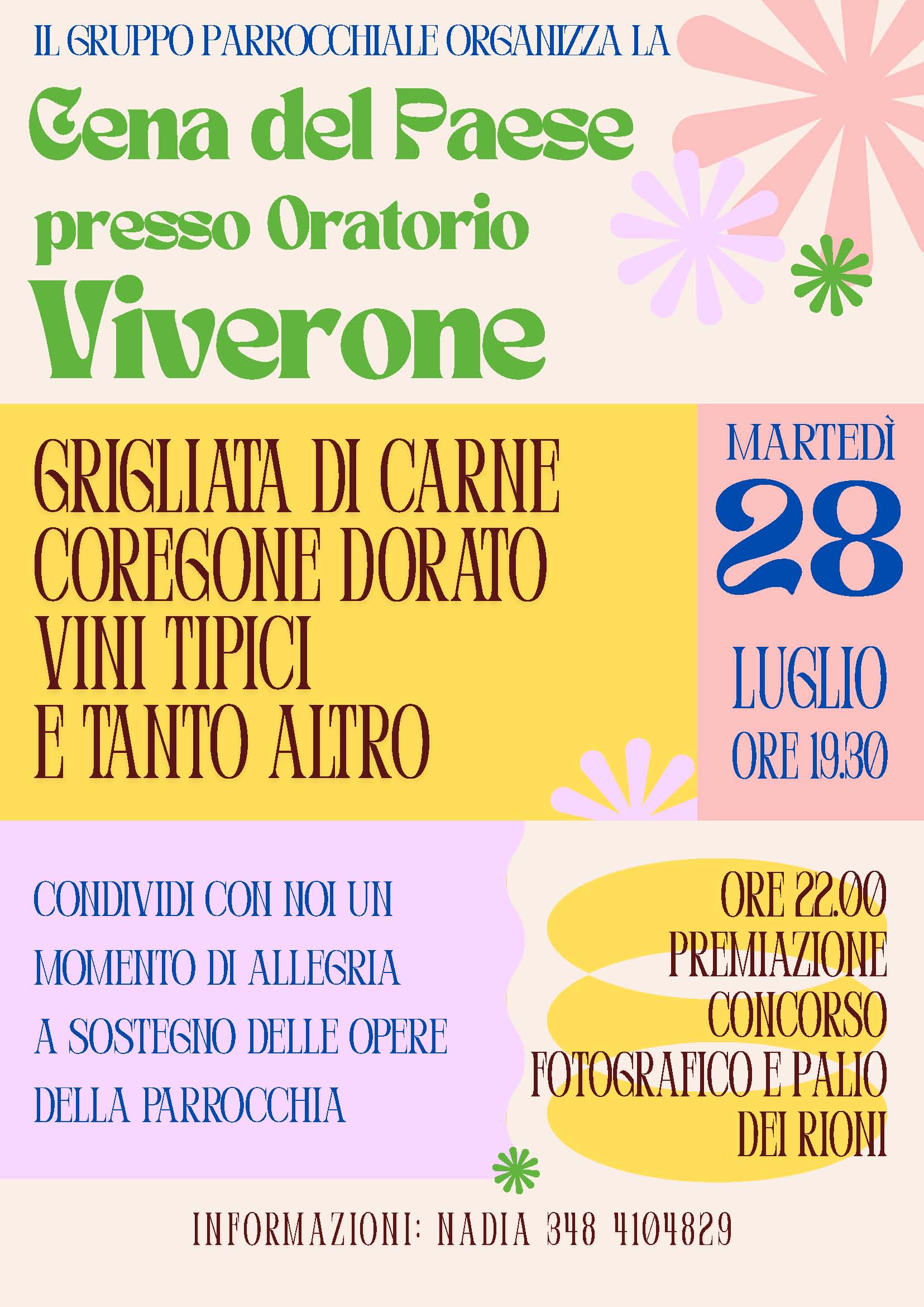 Cena del paese 2026