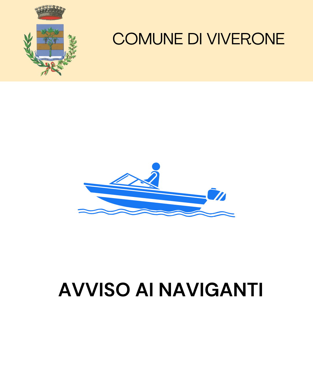 avviso ai naviganti