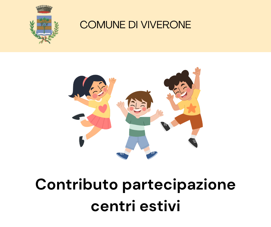 contributo partecipazione centri estivi
