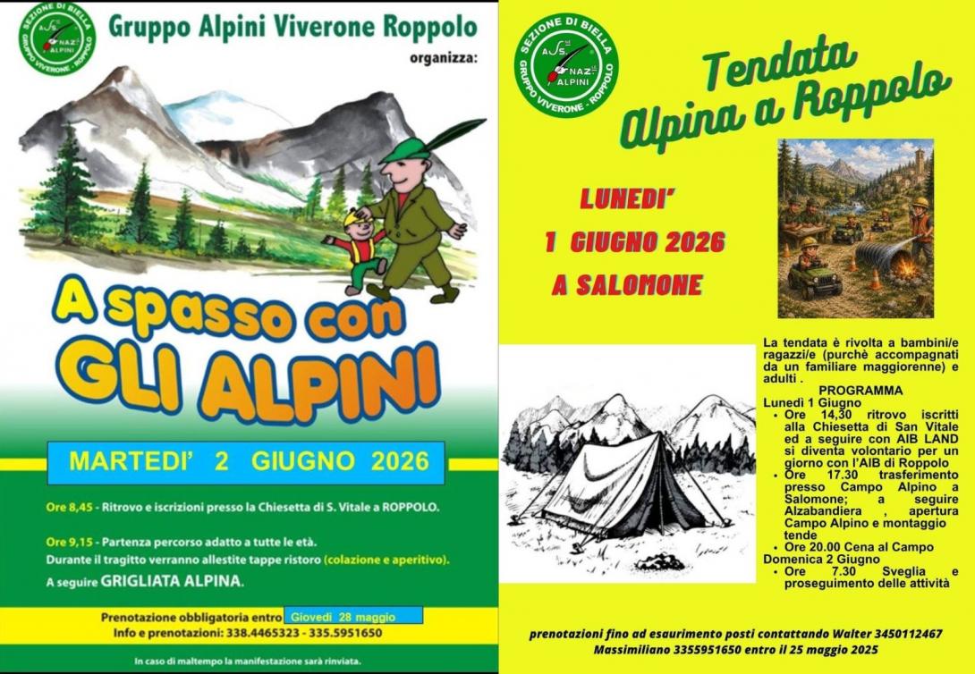 A spasso con gli alpini