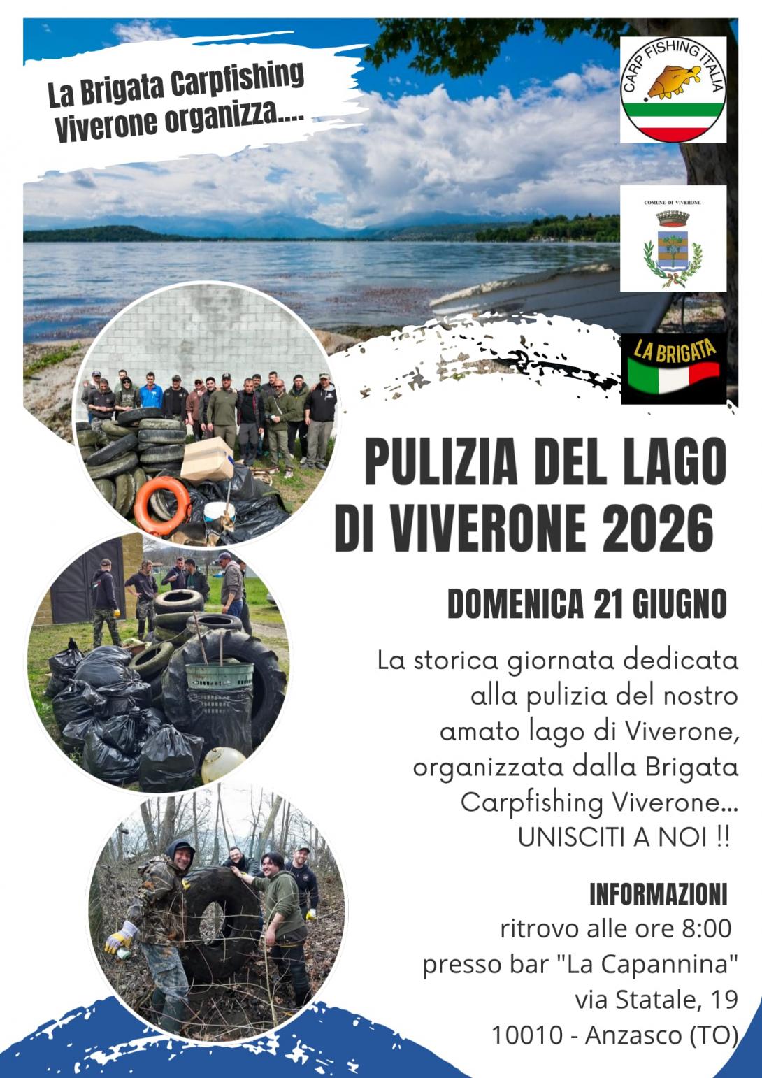 Pulizia del lago