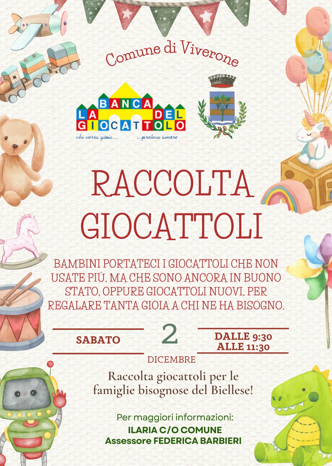 raccolta giocattoli