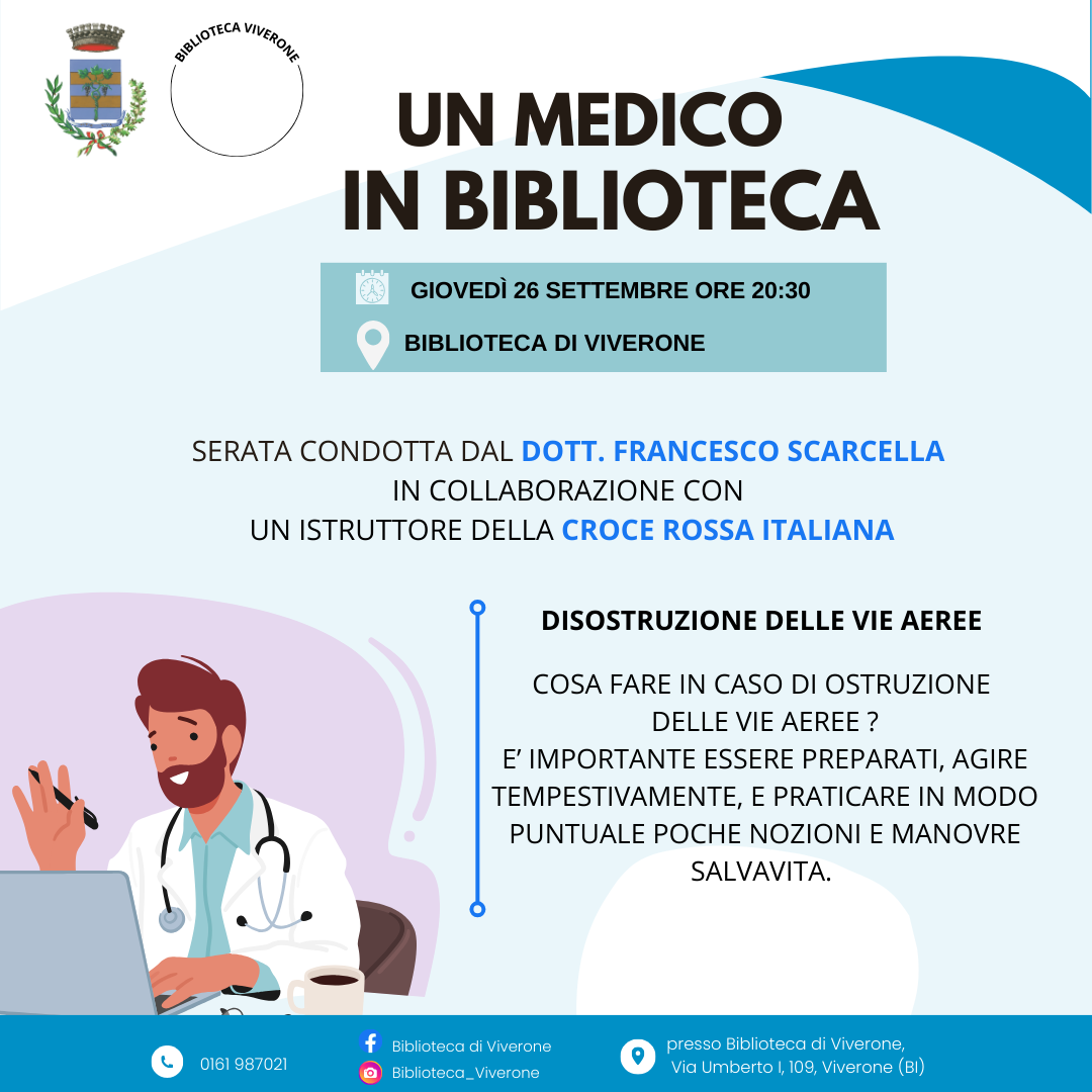 medico in biblioteca