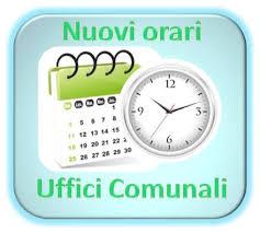 Variazione orari di apertura Uffici Comunali