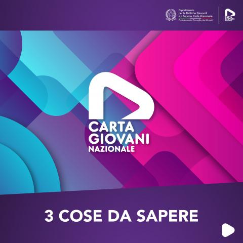 Immagine  notizia Hai già Carta Giovani Nazionale? La conosci?