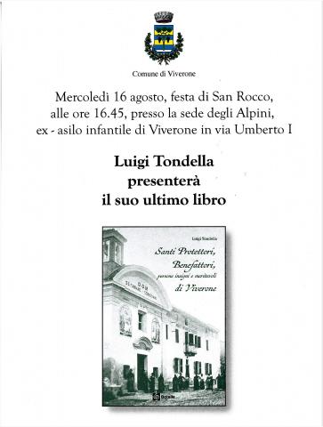 Presentazione ultimo libro di Luigi Tondella