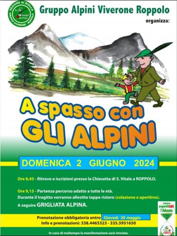 A spasso con gli alpini