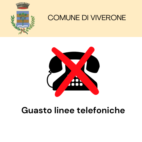 Guasto alle linee telefoniche