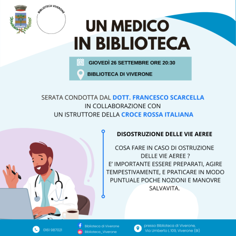 Un medico in biblioteca