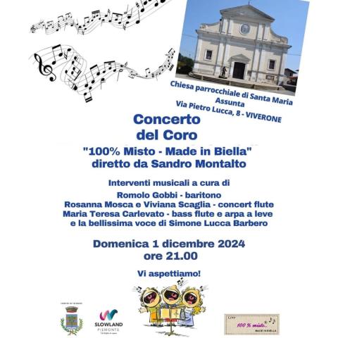 Concerto del coro 100% misto - made in Biella