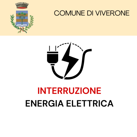 Avviso di interruzione programmata dell'energia elettrica