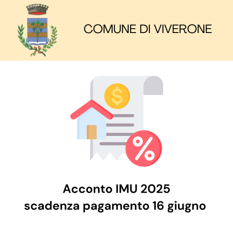 Immagine notizia Acconto IMU 2025