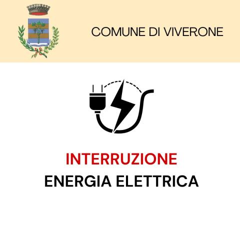 Avviso interruzione programmata energia elettrica